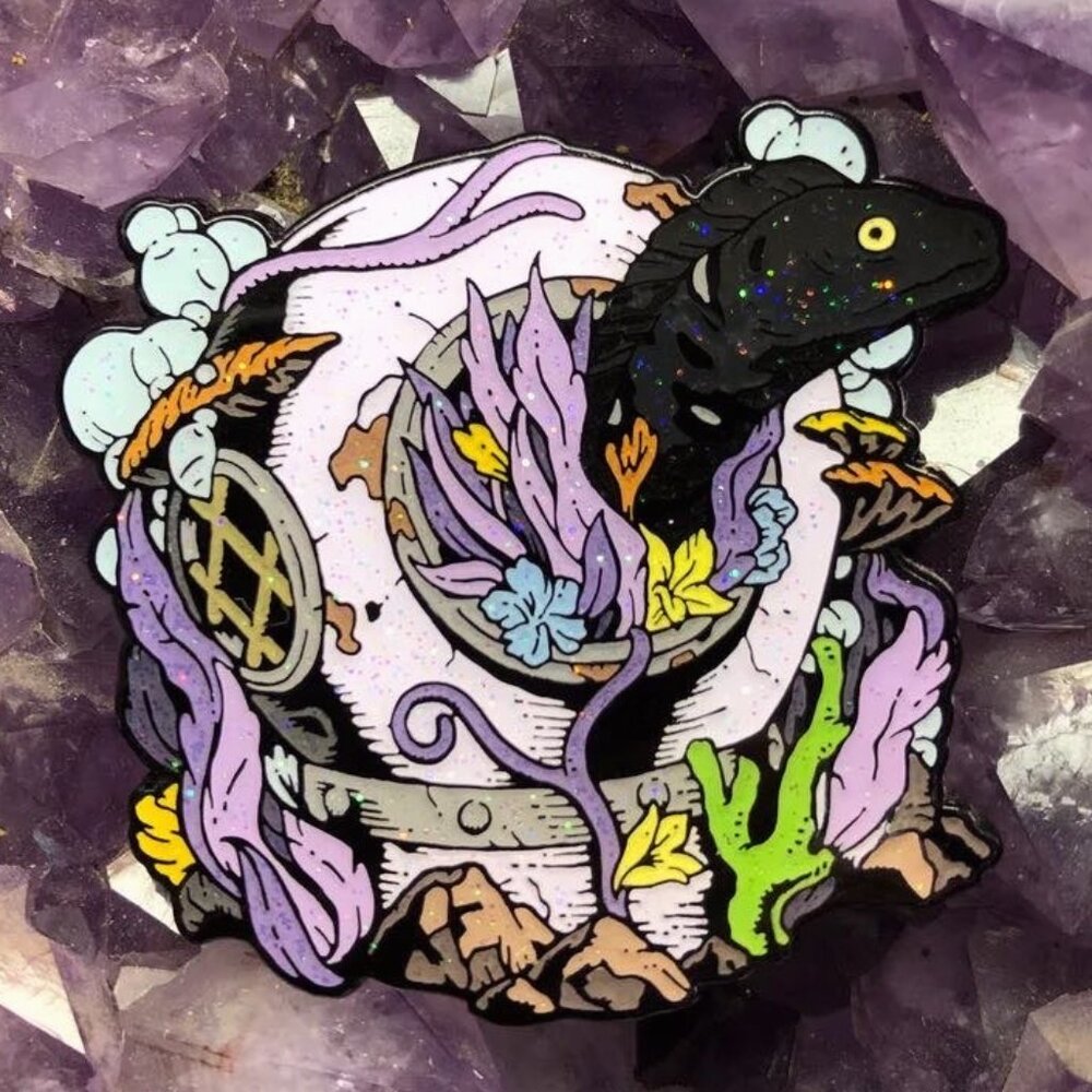 New Age Original Artwork - Pins - Moonray That's Amore